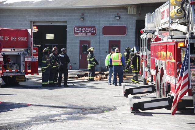 CJ's Garage fire. Photo courtesy of Bill Marshall.